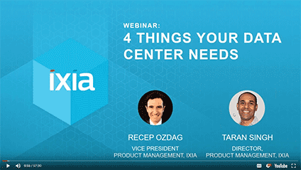 Ixia on-demand webinar