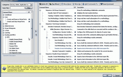 Spirent TestCenter Command Sequencer Automation